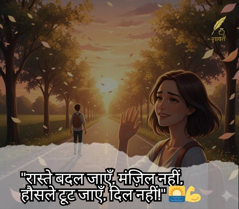 Motivation Farewell Shayari in Hindi
