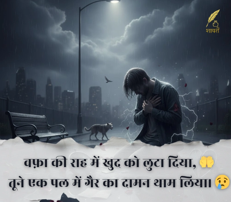 दर्द भरी बेवफा शायरी इन हिंदी