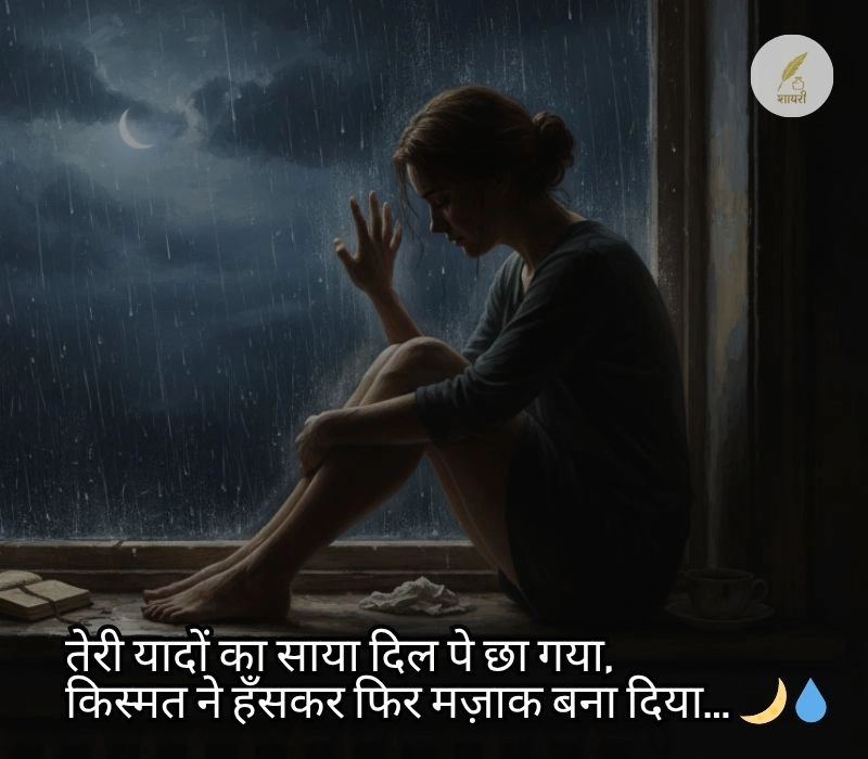 kismat dard sad shayari