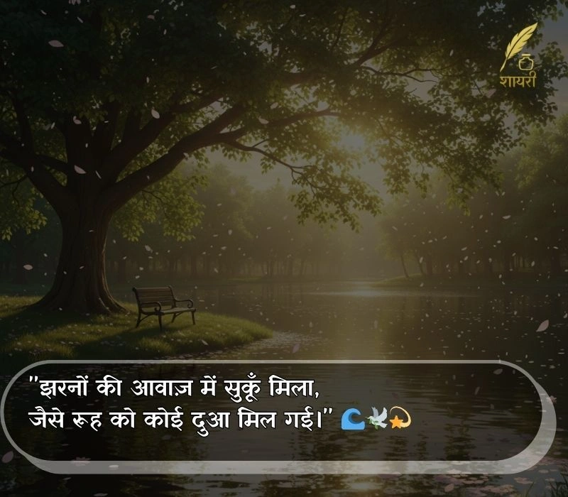 nature shayari