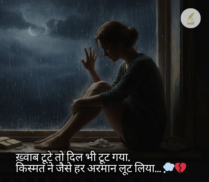 kismat dard sad shayari
