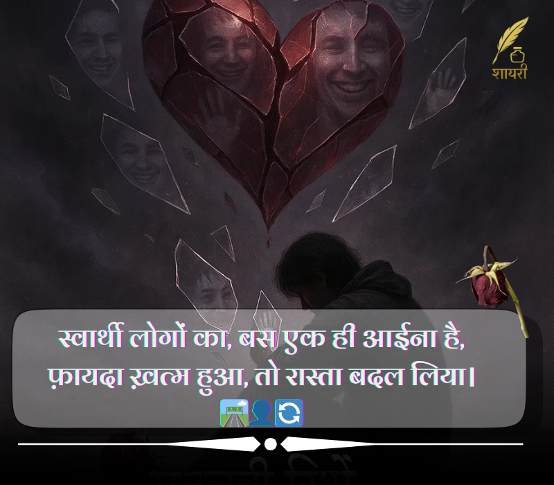 Matlabi Rishte Dhoka Shayari