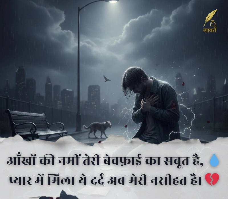 दर्द भरी बेवफा शायरी इन हिंदी