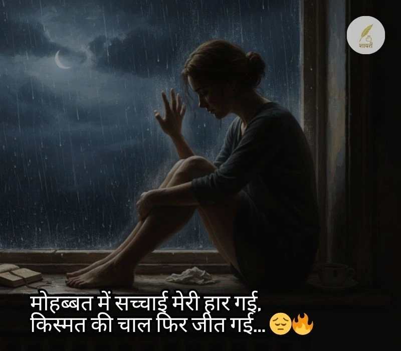 kismat dard sad shayari