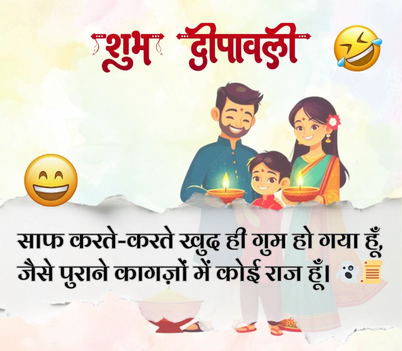 दिवाली पर फनी शायरी