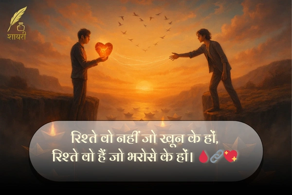 Rishte Bharosa Shayari