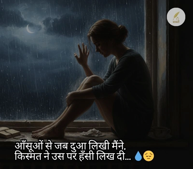 kismat dard sad shayari