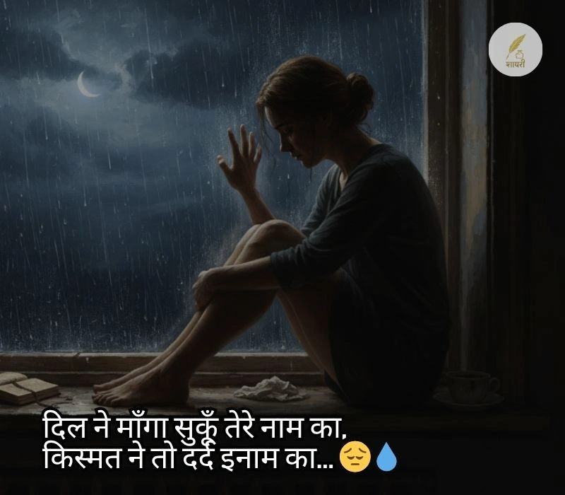 kismat dard sad shayari