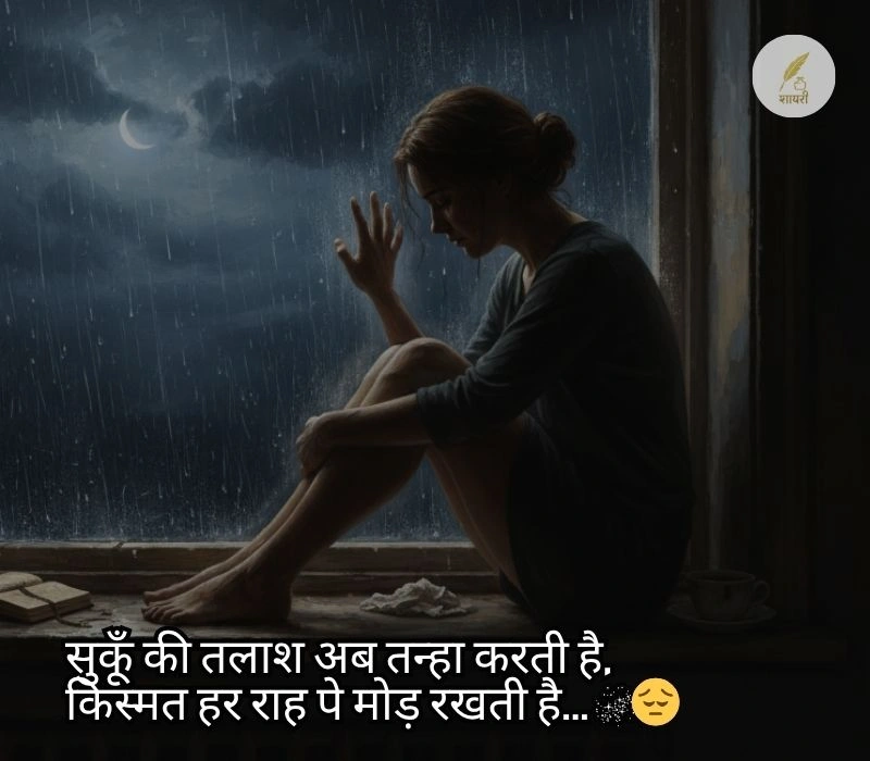 kismat dard sad shayari