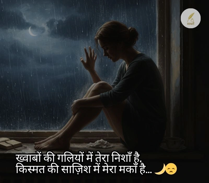 kismat dard sad shayari