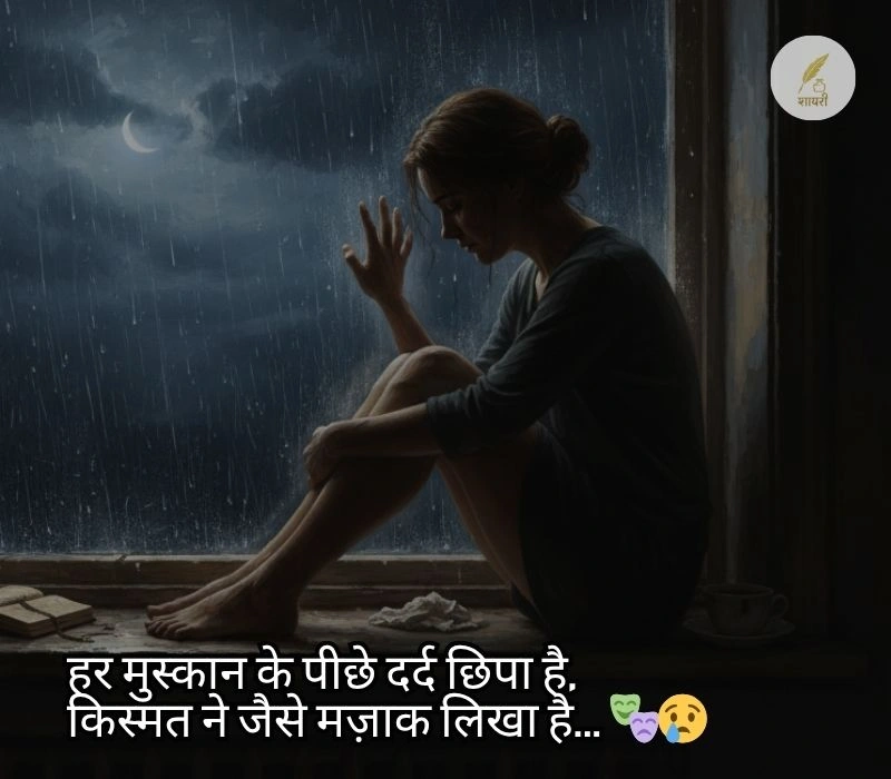kismat dard sad shayari