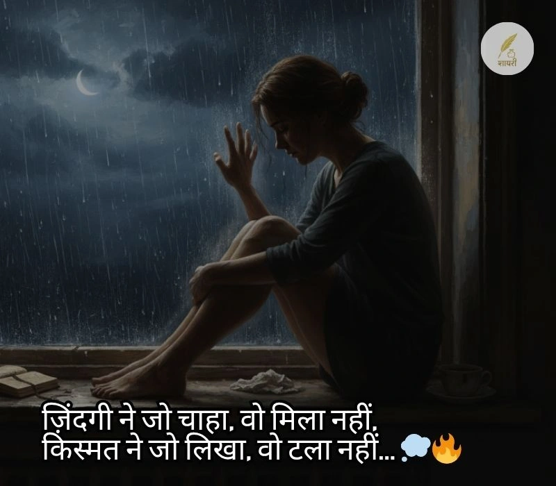 kismat dard sad shayari