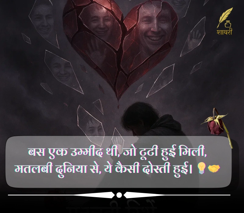 Matlabi Rishte Dhoka Shayari
