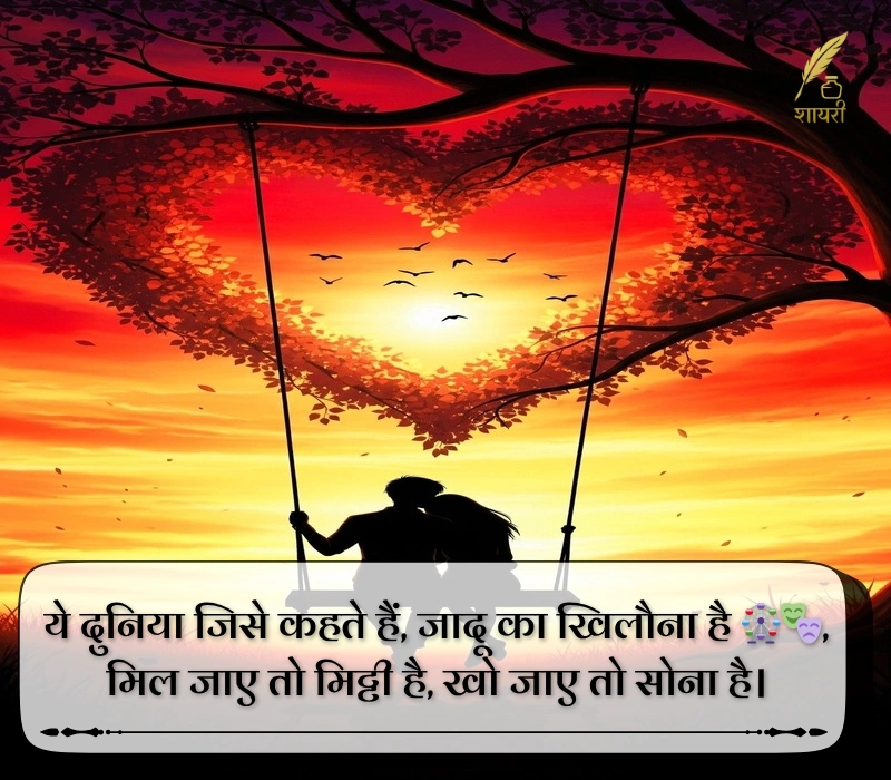 हार्ट टचिंग 2 लाइन शायरी