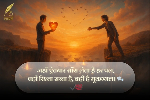 Rishte Bharosa Shayari