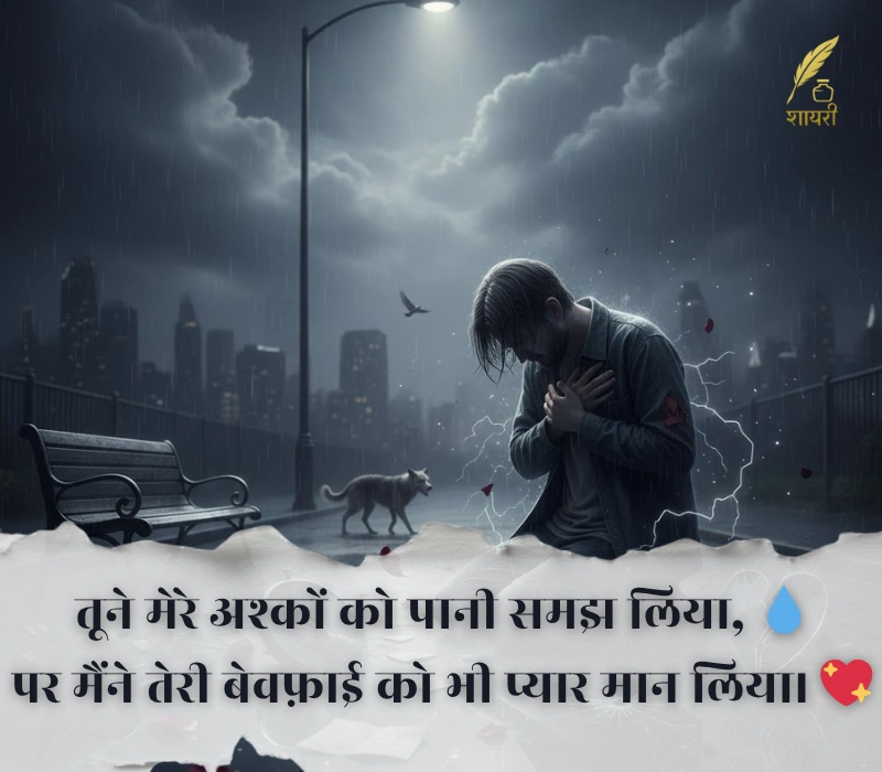 दर्द भरी बेवफा शायरी इन हिंदी