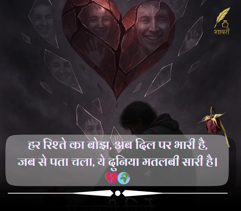 Matlabi Rishte Dhoka Shayari