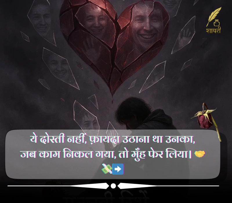 Matlabi Rishte Dhoka Shayari