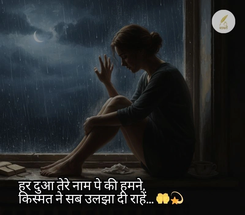 kismat dard sad shayari