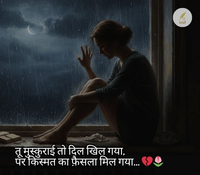 kismat dard sad shayari