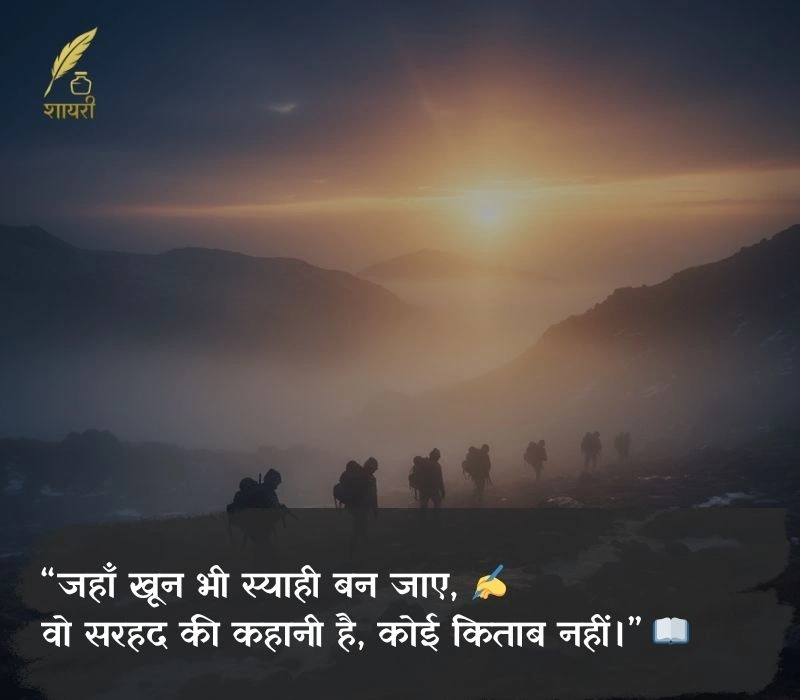 आर्मी शायरी हिंदी attitude