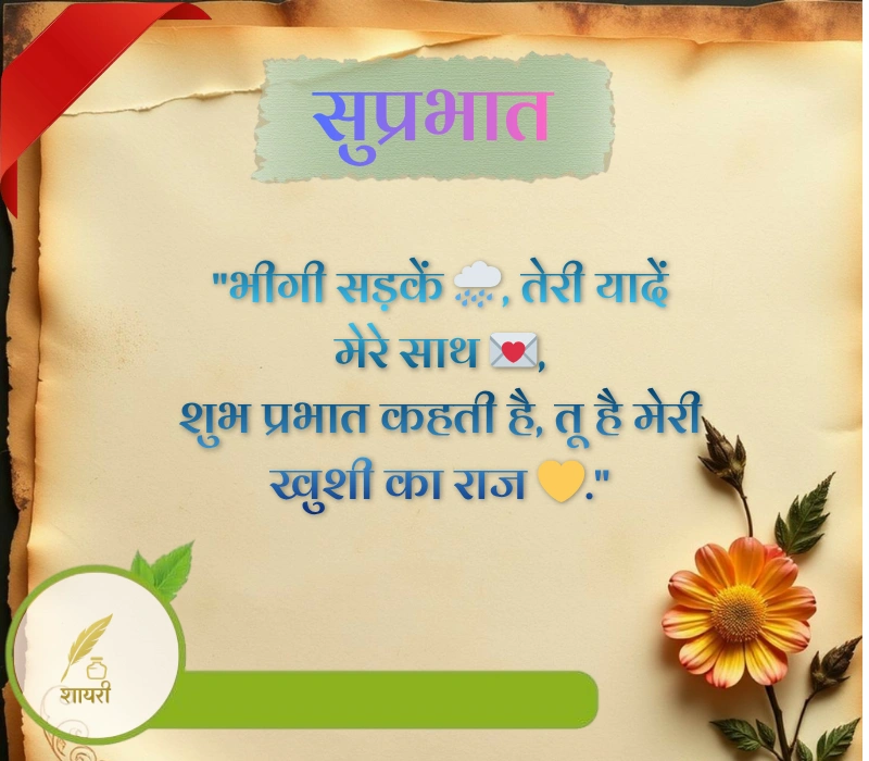 दिल को छू जाने वाली गुड मॉर्निंग शायरी