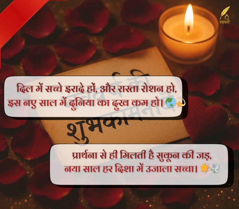 ग्रीटिंग कार्ड हैप्पी न्यू ईयर Shayari