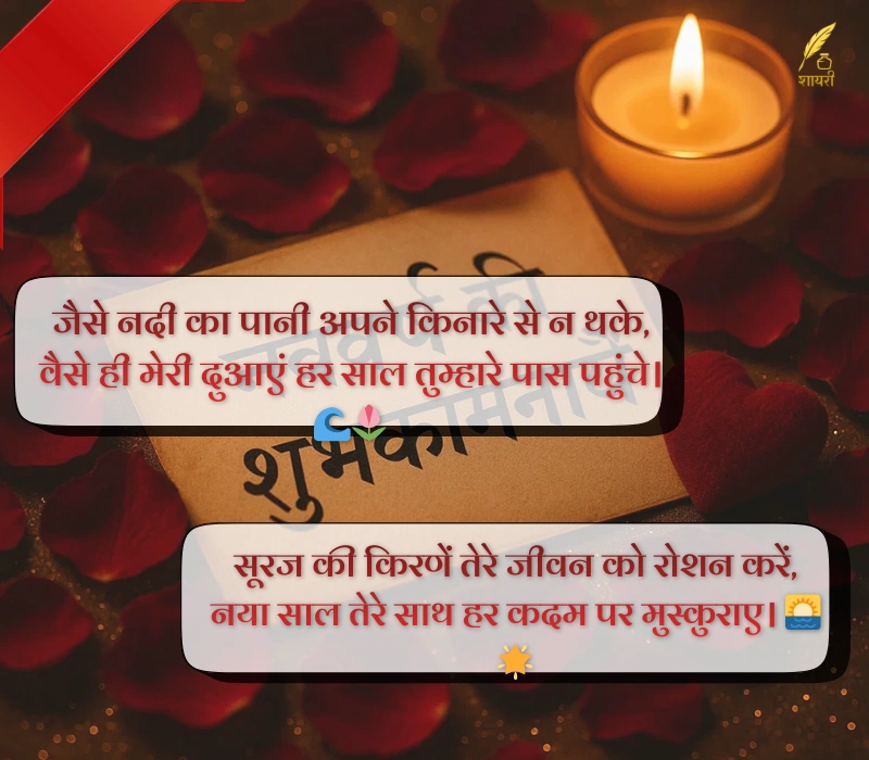 ग्रीटिंग कार्ड हैप्पी न्यू ईयर Shayari