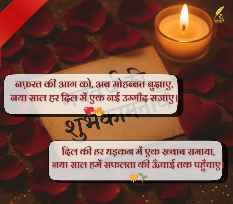 ग्रीटिंग कार्ड हैप्पी न्यू ईयर Shayari