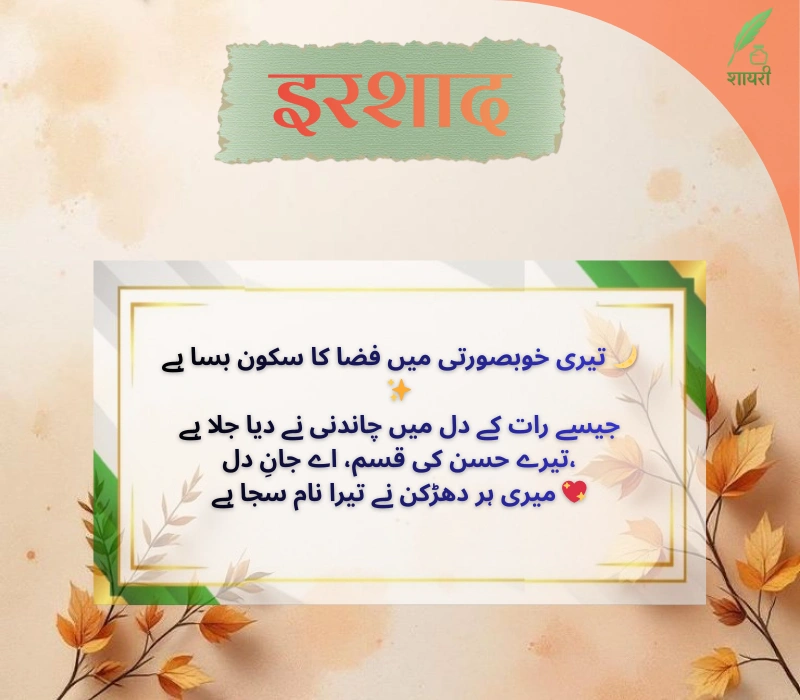 खूबसूरती की तारीफ शायरी 4 लाइन