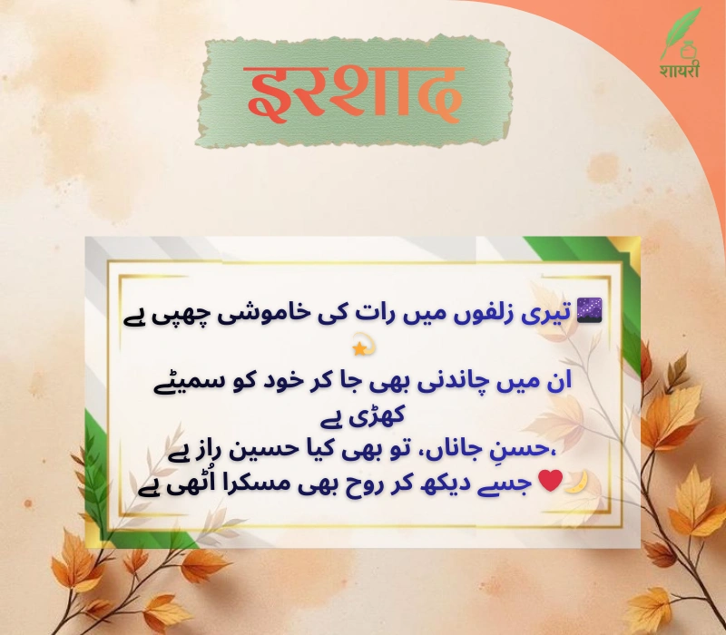 खूबसूरती की तारीफ शायरी 4 लाइन