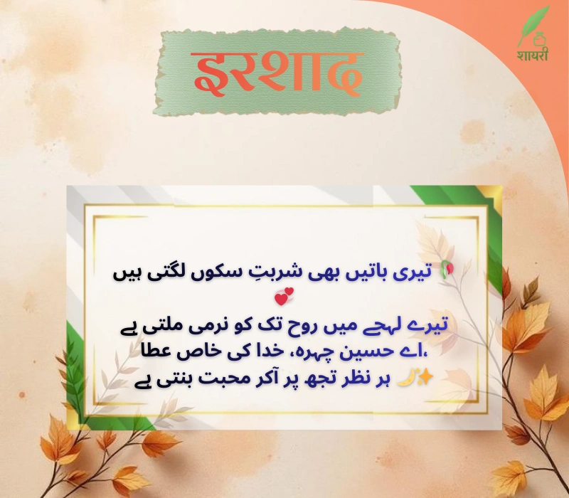 खूबसूरती की तारीफ शायरी 4 लाइन