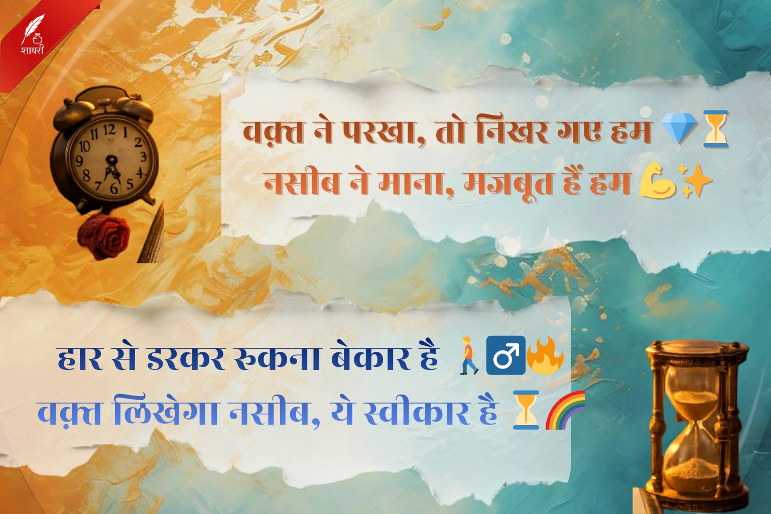 Waqt Kismat Naseeb Shayari