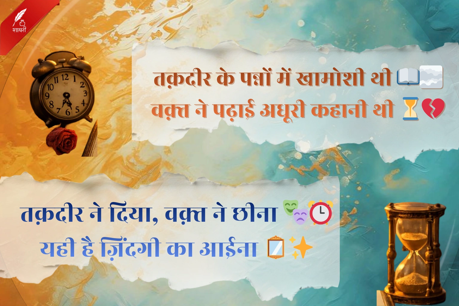 Waqt Kismat Naseeb Shayari