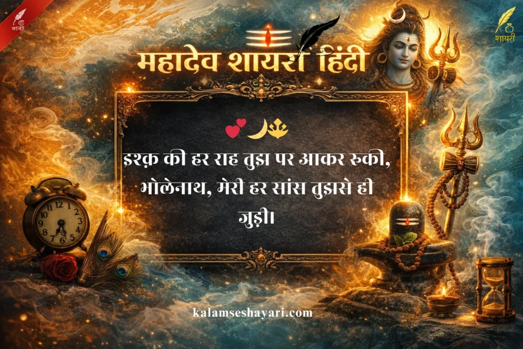 महादेव शायरी हिंदी
