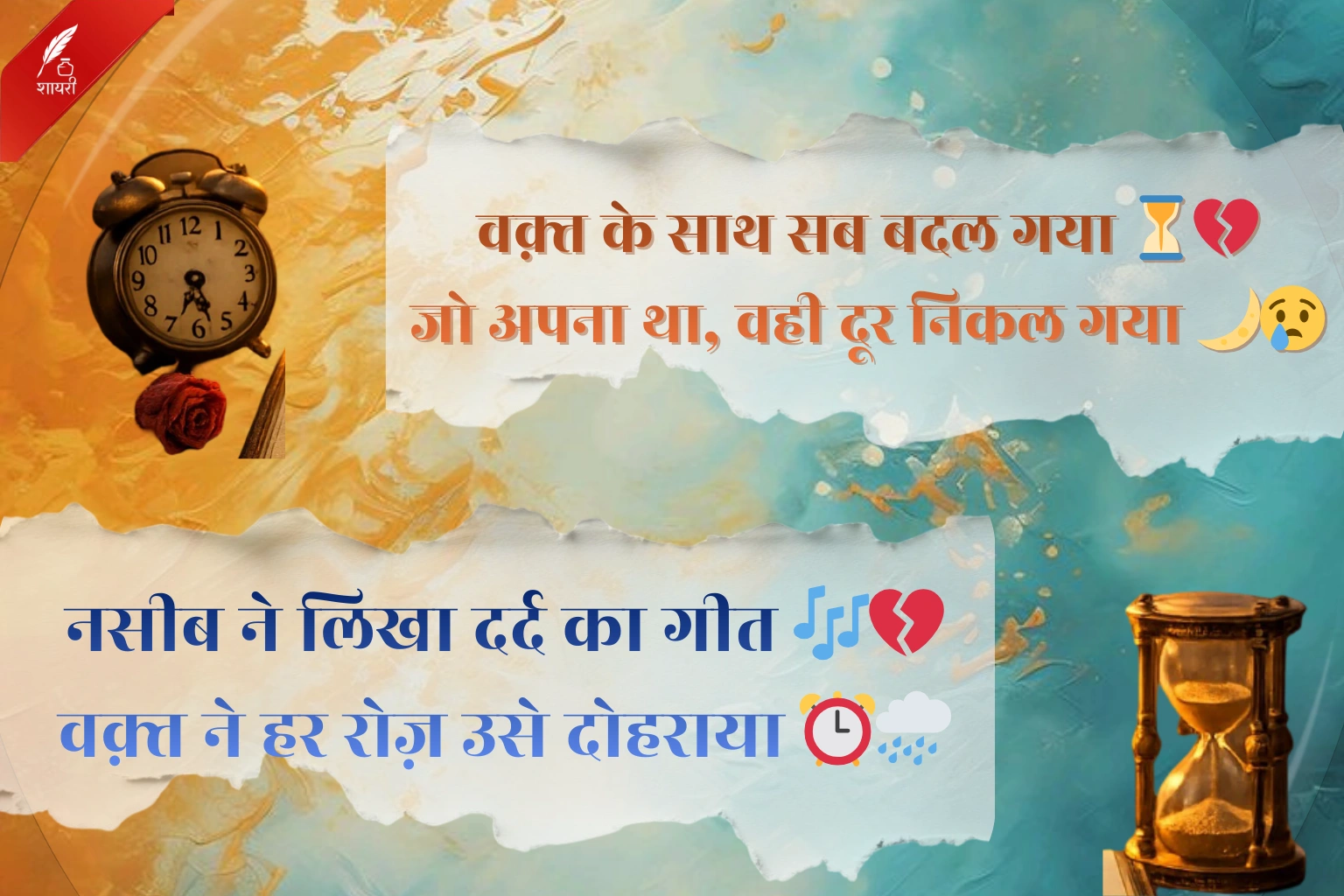 Waqt Kismat Naseeb Shayari