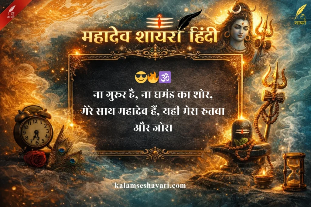 महादेव शायरी हिंदी