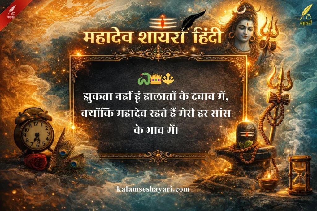 महादेव शायरी हिंदी