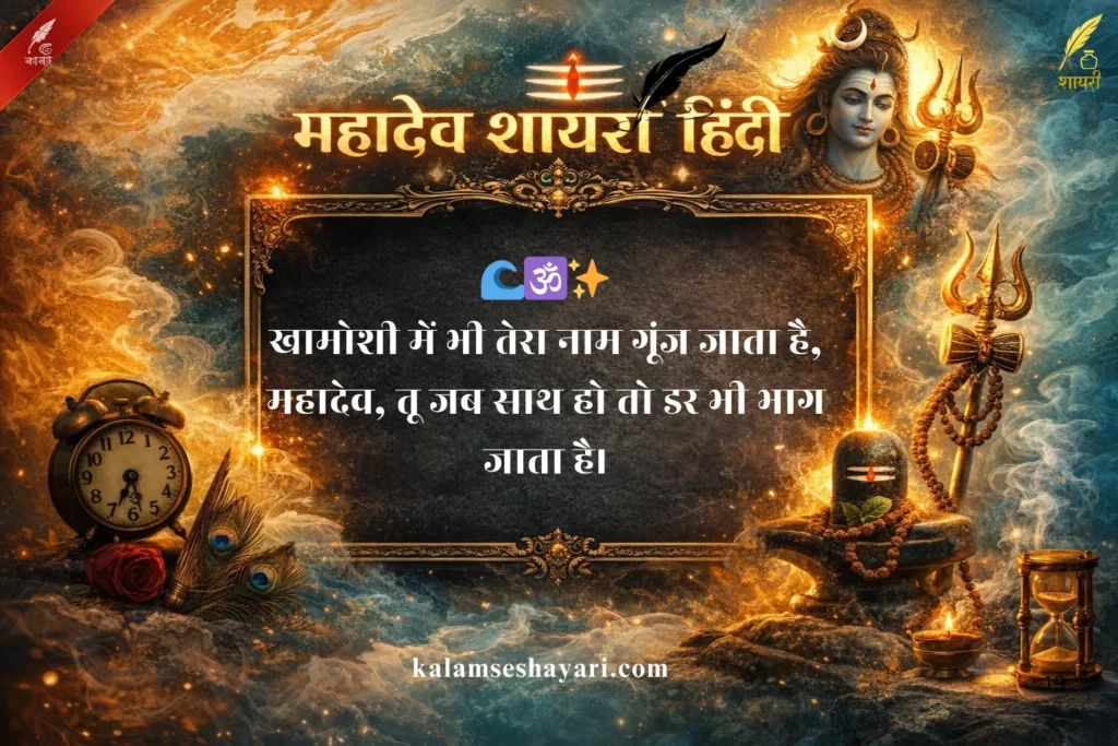 महादेव शायरी हिंदी