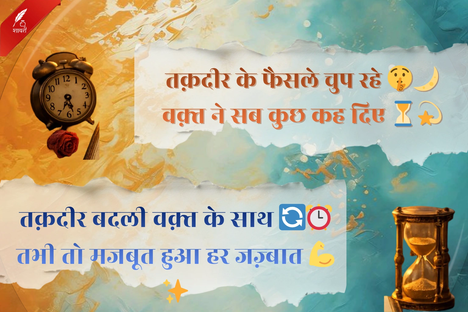 Waqt Kismat Naseeb Shayari